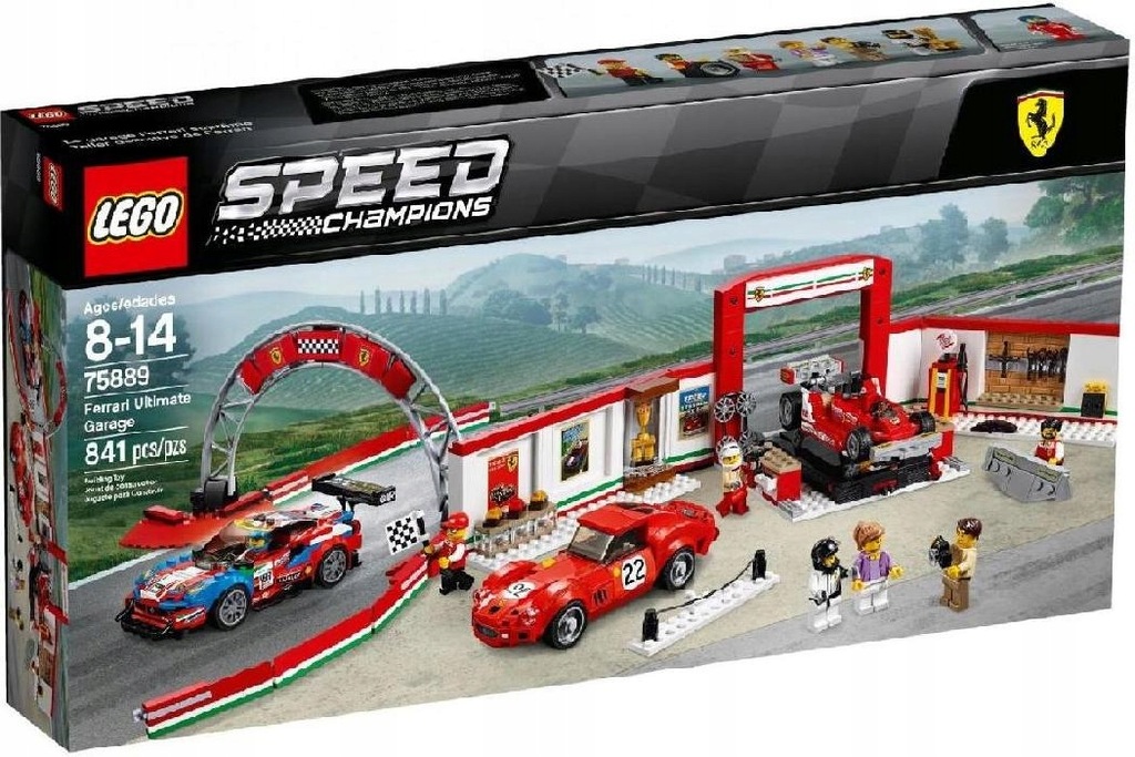 Speed Champions Rewelacyjny warsztat Ferrari