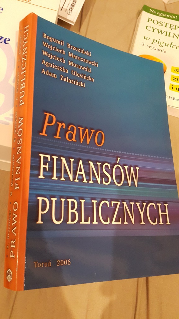 Prawo finansów publicznych, Toruń 2006