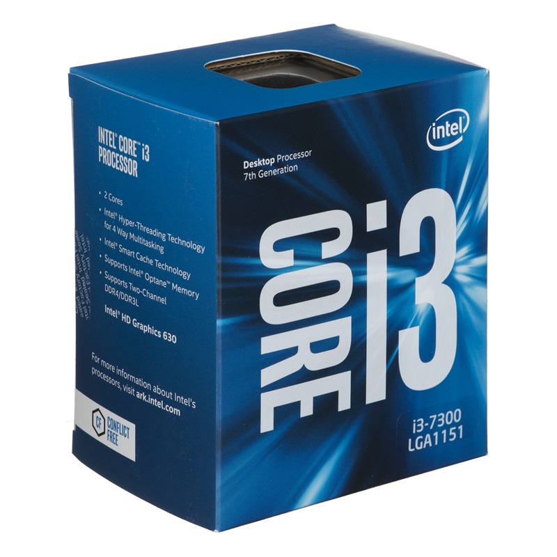 PROCESOR CORE i3-7300 4.0GHz LGA1151 BOX