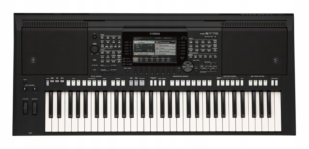 Yamaha PSR-S775, style, karty pre-paid