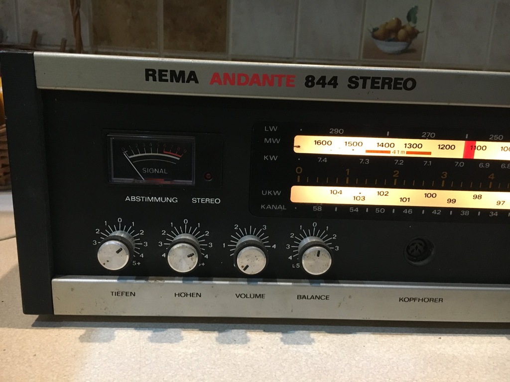 REMA Andante 844 Radio amplituner VINTAGE