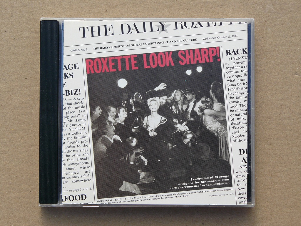 ROXETTE - Look Sharp - 1988 - SUPERSTAN - 1wyd.USA