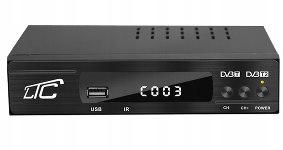 Tuner DVB-T-2 LTC TV naziemnej DEKODER DVBT (3098)