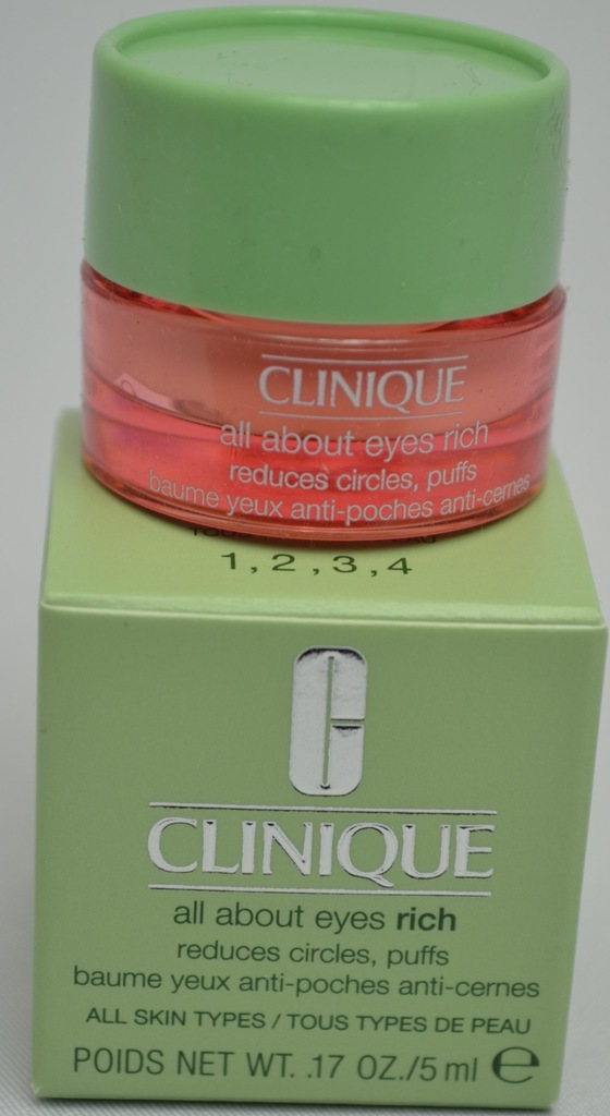 Clinique All About Eye Rich Krem 5ml Sloiczek New 7216598194 Oficjalne Archiwum Allegro