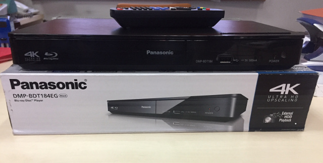 Odtwarzacz BLU-RAY 4K Panasonic DMP-BDT184EG-Okazj