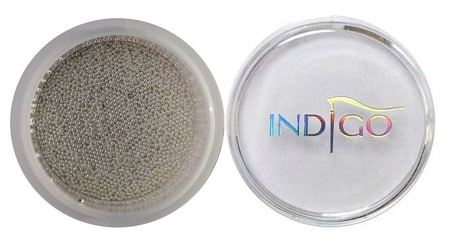 INDIGO BULION KASZKA PEREŁKI KAWIOR OZDOBY- SREBRO