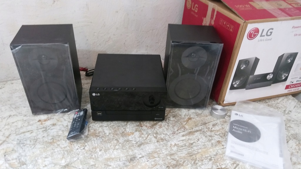 AY8 MINI WIEŻA LG CM2460 100W BLUETOOTH USB