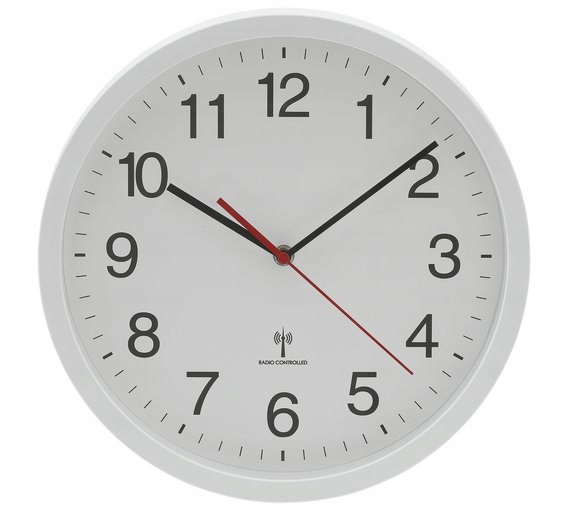 Bialy Zegar Scienny Radiowa Synchronizacja Czasu 7699098756 Oficjalne Archiwum Allegro