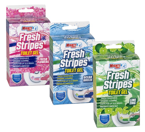 Mighty Burst Fresh Stripes Toilet Gel WC Zawieszka
