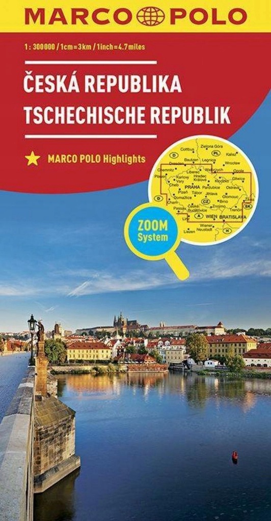 Czechy Mapa: CESKA REPUBLIKA ZOMM system