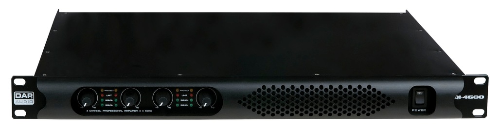 DAP AUDIO wzmacniacz cyfrowy QI-4600 4x 600W 1U