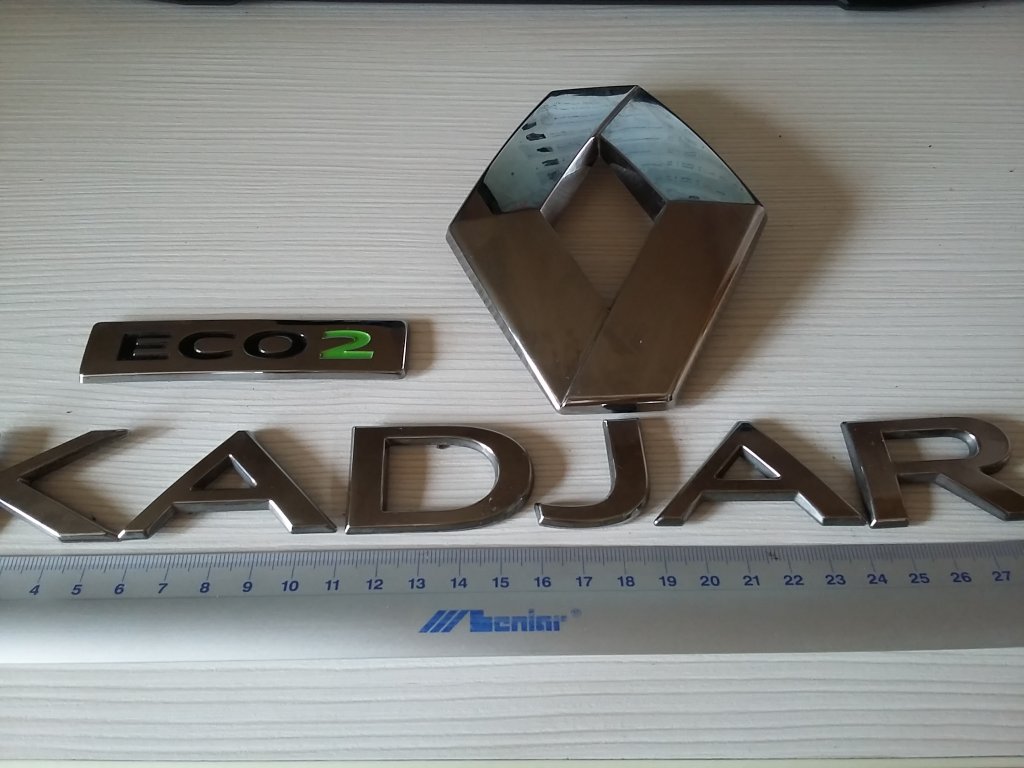 RENAULT KADJAR ECO 2 KLAPA ZNACZEK EMBLEMAT NAPIS