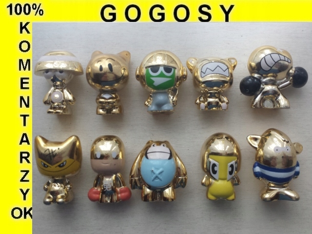 KOMPLET 10 szt. GOGOSY ZŁOTE PART 1 ( gogos )
