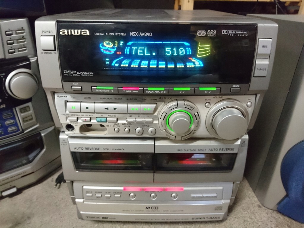 Wieża Aiwa nsx av840 sprawne cd radio - 7795396111