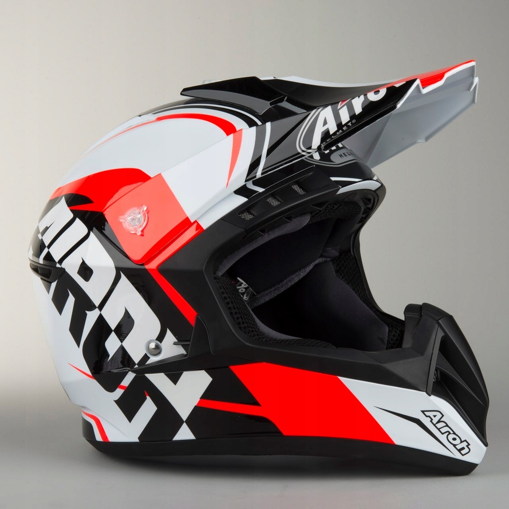 Kask Cross Airoh Switch Sign Czerwony