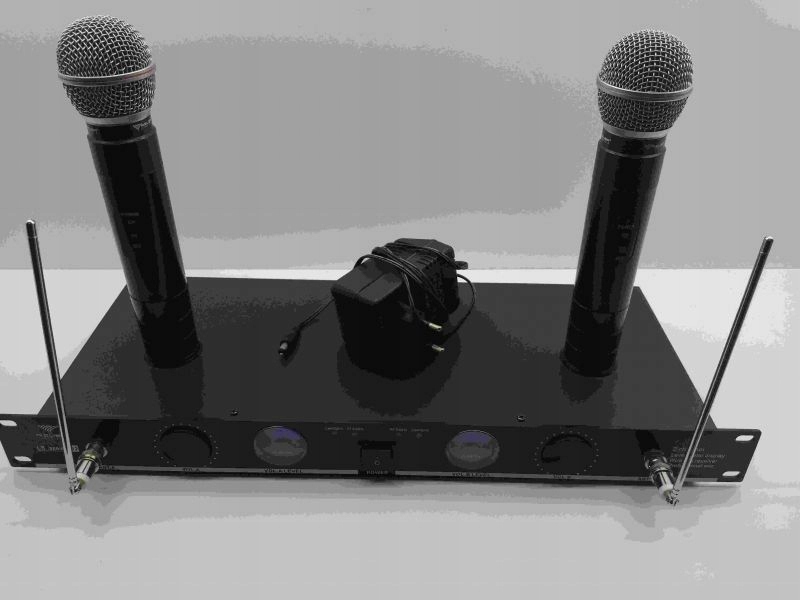 MIKROFON AZUSA LS-82 ZESTAW BEZPRZEWODOWY 2-KANAŁ
