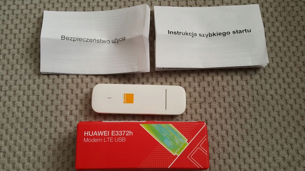 Modem USB Huawei E3372 LTE JAK NOWY