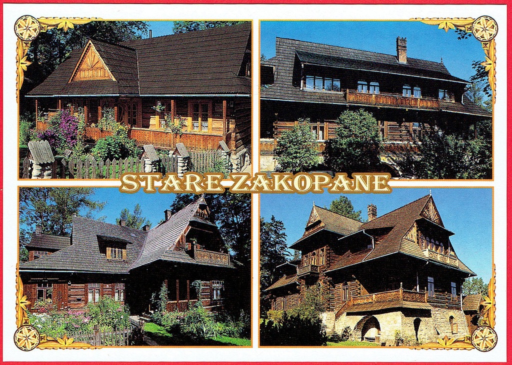 Zakopane - Dom Gąsieniców Witkiewiczówka 1997 rok