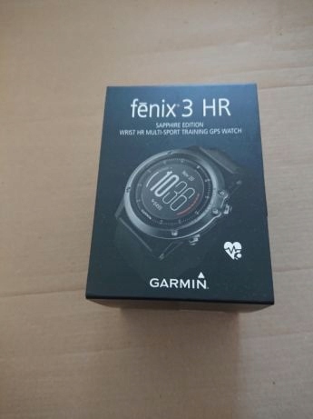 Zegarek GARMIN Fenix 3 HR Sapphire - tętno z ręki