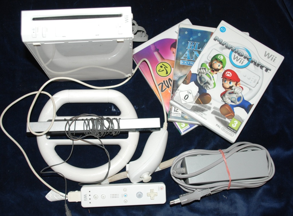 Nintendo Wii komplet z grami