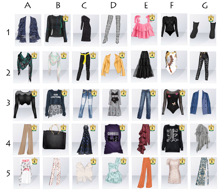 STARDOLL Ubrania mieszanka, 1.30