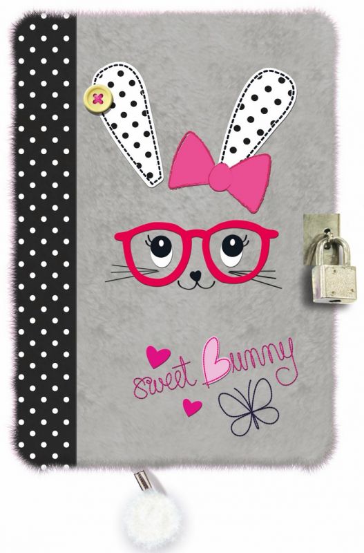 PAMIĘTNIK PLUSZOWY NA KLUCZYK NOWOŚĆ! BUNNY GREY!