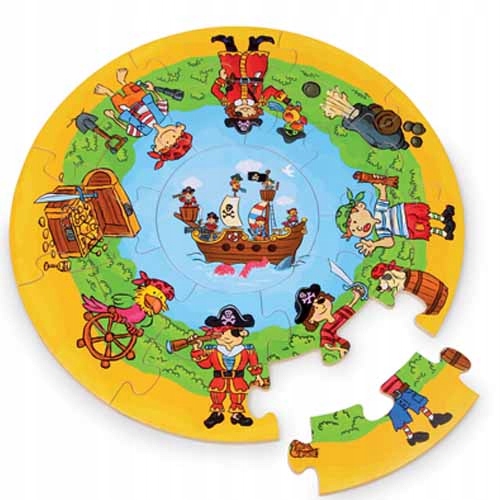 Puzzle w kole. (2 szt w zestawie)