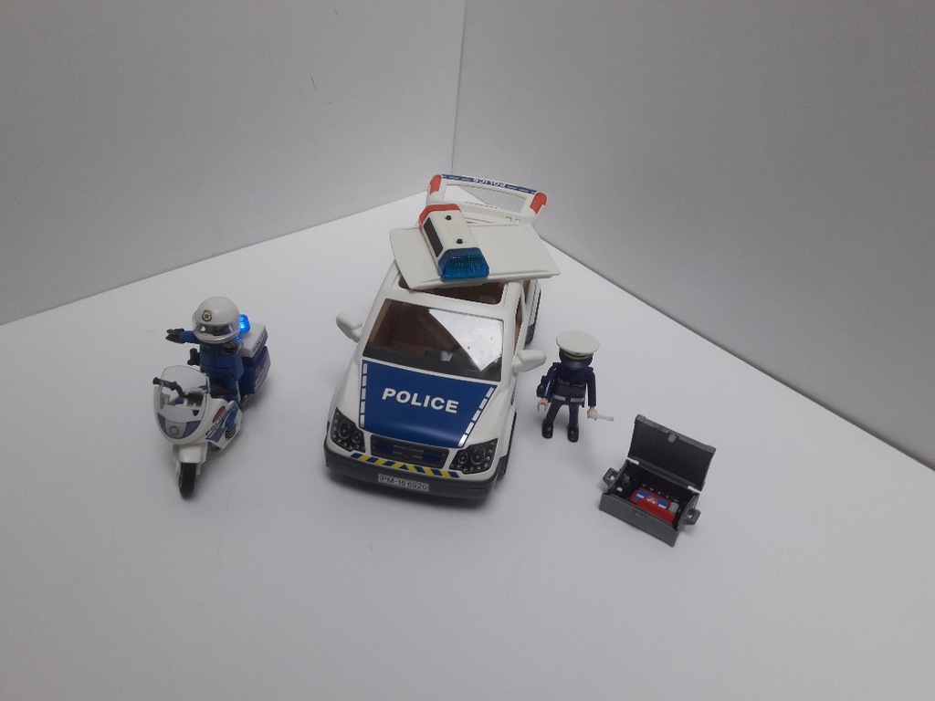 PLAYMOBIL Policja Pojazd Motocykl ze światłem