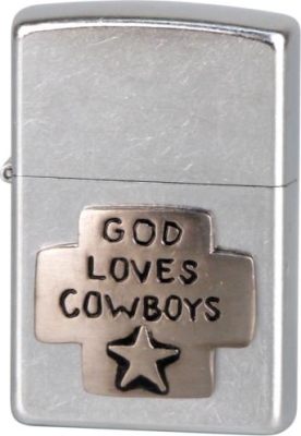 ZIPPO ZAPALNICZKA GOD LOVES COWBOYS 254039 - HIT!