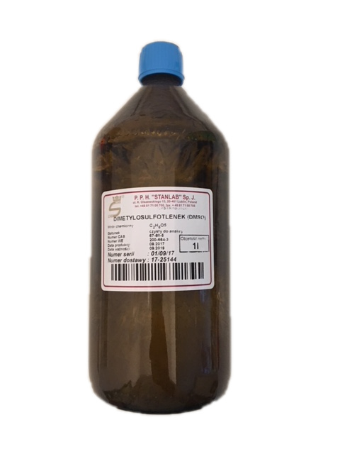 DMSO CZDA DIMETYLOSULFOTLENEK 1 L