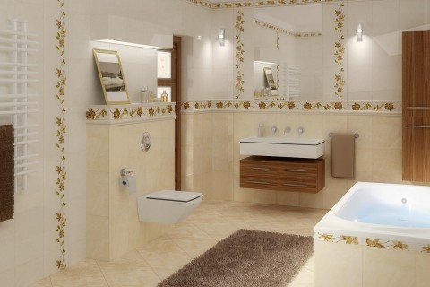 AMARYLIS BEIGE/BROWN SCIANA 25X33,3 G1 KWADRO