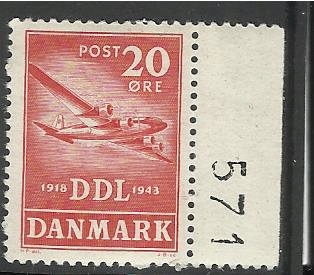 Dania Lotnictwo Samolot Margines1943 r Czysty **