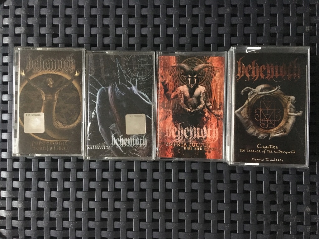 Behemoth Satanica Zos Kia Cultus Chaotica kasety