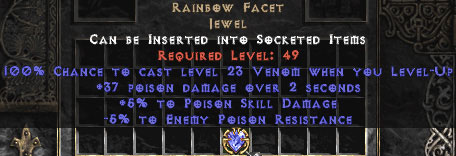 Klejnoty Widok Tęczy Rbf's , Diablo 2 Non Ladder