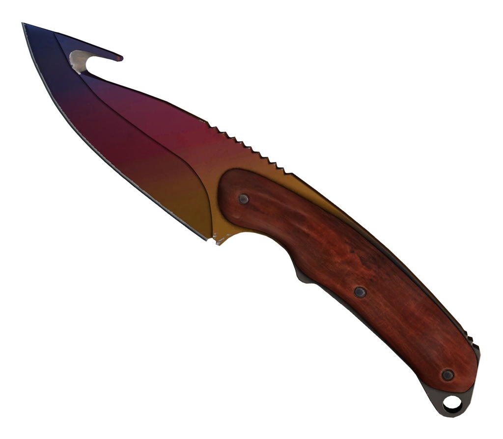 GUT KNIFE FADE FN 5/5 CS:GO NÓŻ KOSA