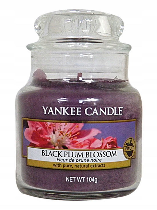 YANKEE CANDLE ŚWIECZKA BLACK PLUM BLOSSOM 104g