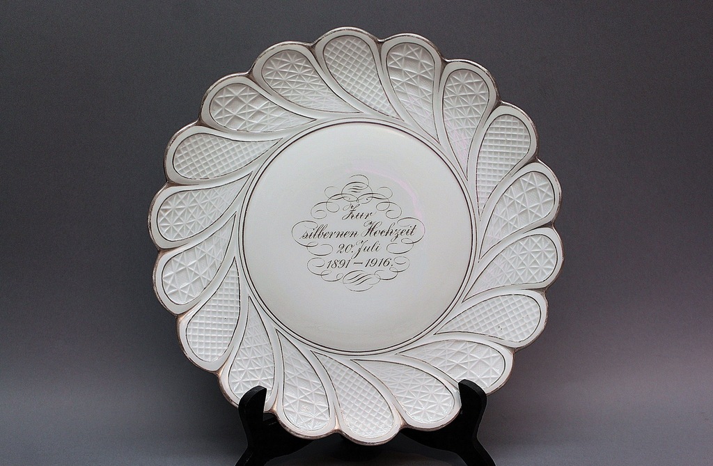 ANTYCZNA PATERA   PORCELANA MIŚNIA - MEISSEN