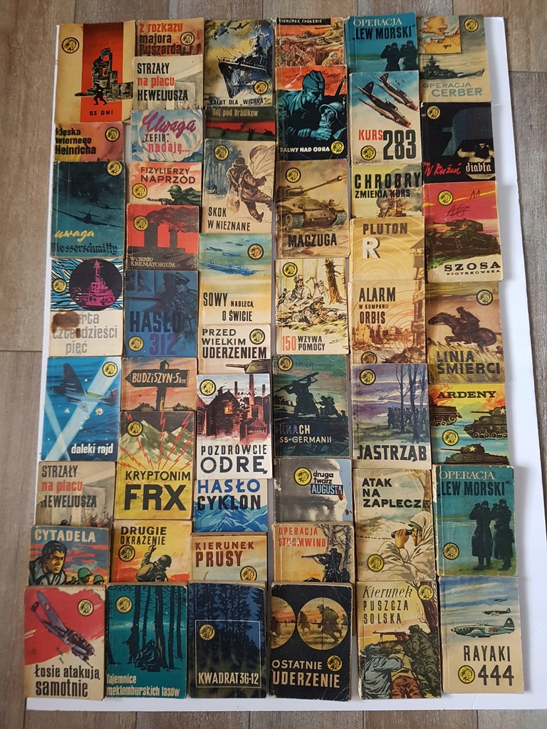 Tygrysy Seria Żółtego Tygrysa 50 sztuk 1965-1970