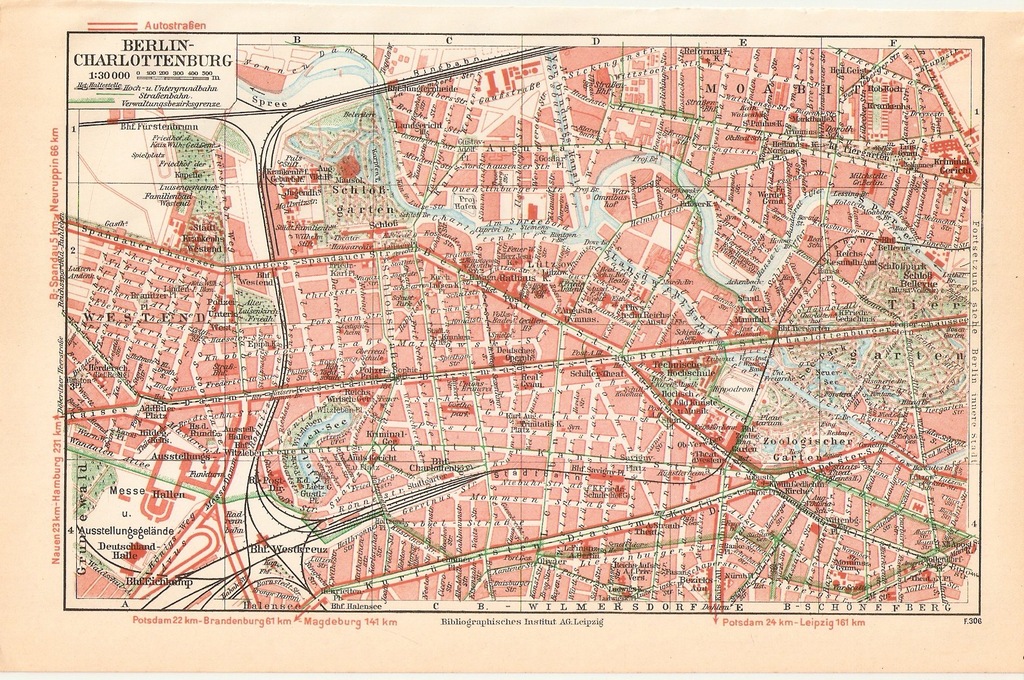 berlin mapa miasta NIEMCY BERLIN PLAN MIASTA ROK 1936   7295729647   oficjalne 