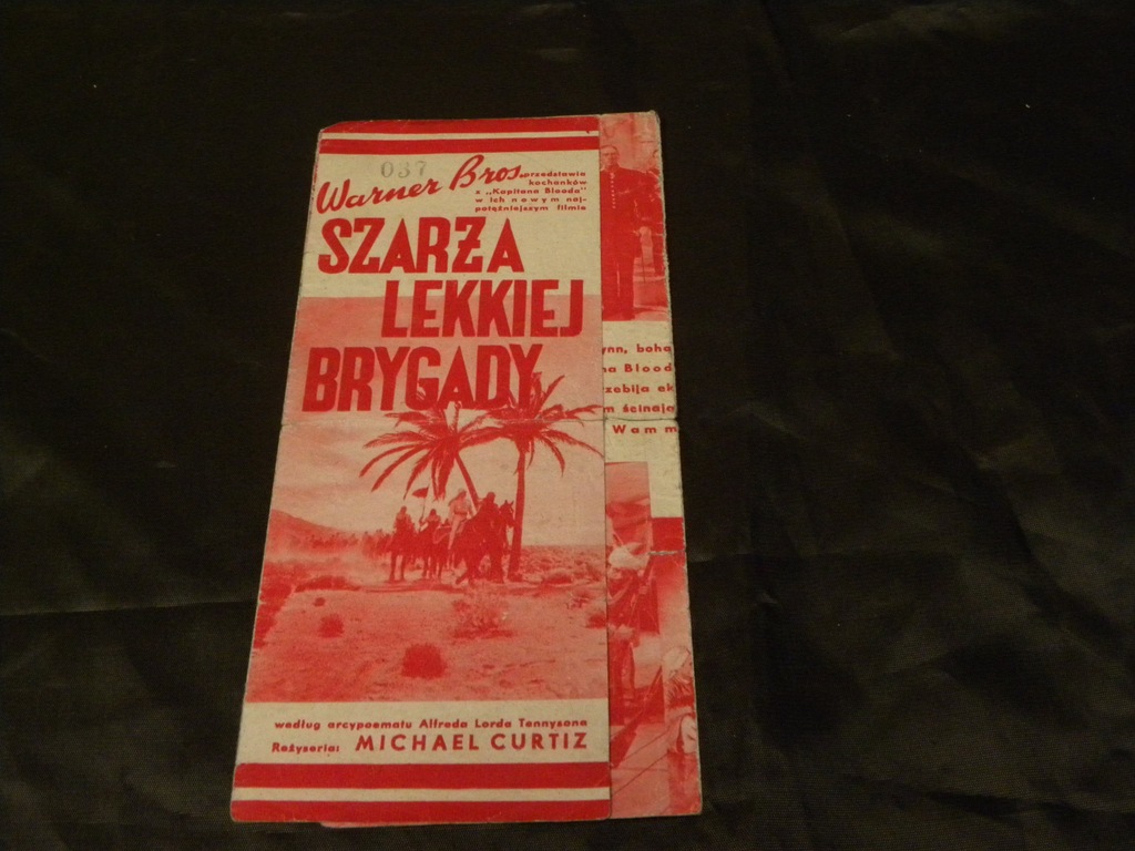 Film, Szarża lekkiej brygady, E. Flynn, M. Curtiz