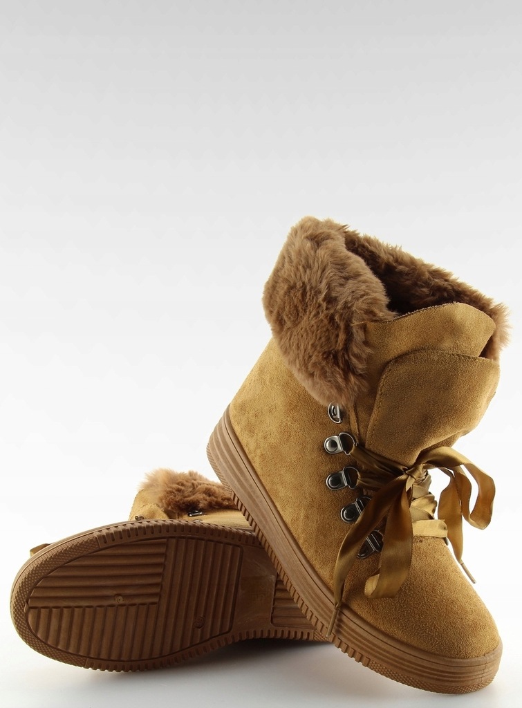 Śniegowce traperki camel buty