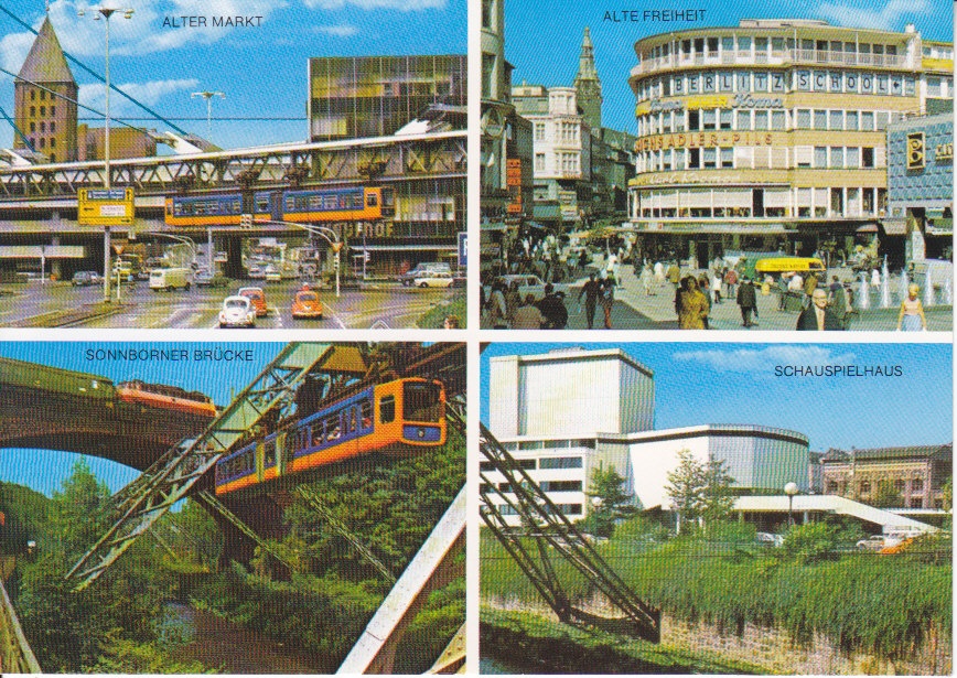 Wuppertal Niemcy kolej podwieszana (Schwebebahn)