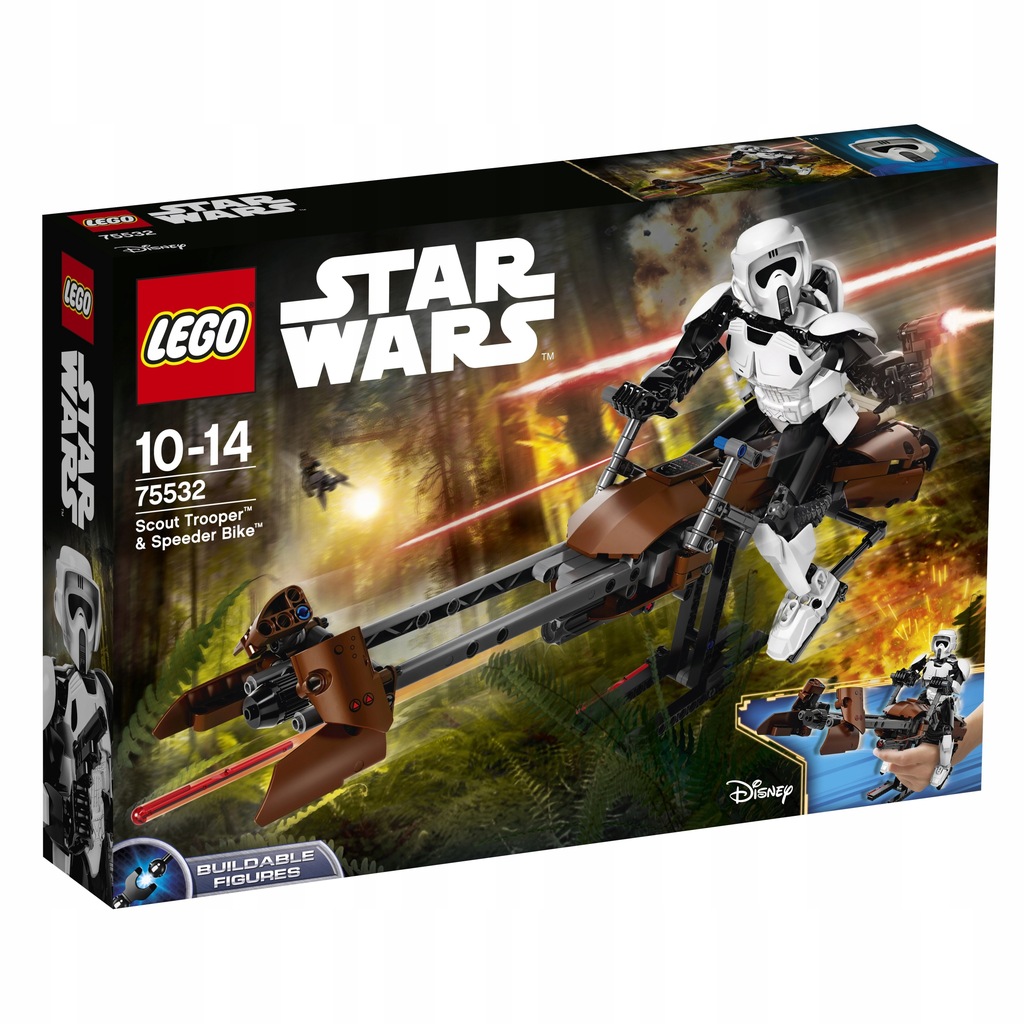 LEGO Star Wars 75532 Zwiadowca i jego śmigacz