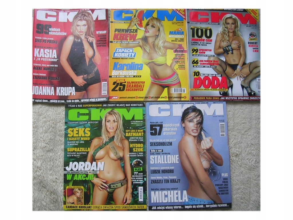 5 x CKM 2001-2008 DODA, Joanna Krupa, JORDAN...
