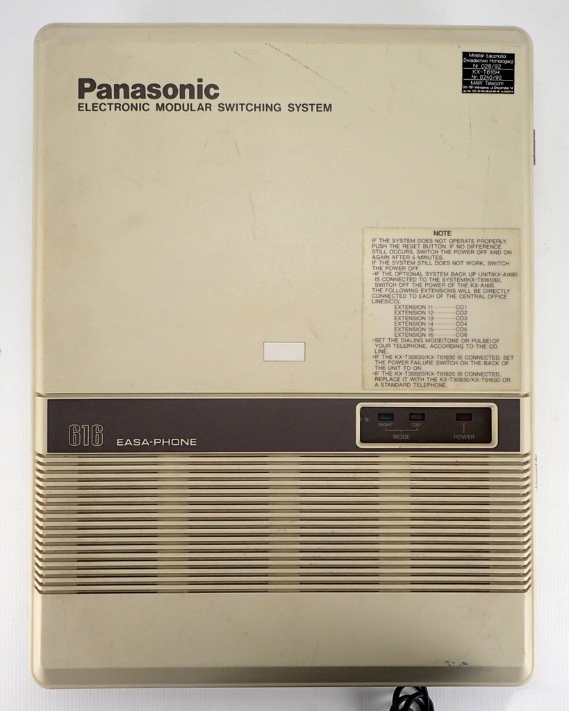 CENTRALA TELEFONICZNA  PANASONIC 616 KX-T61610B
