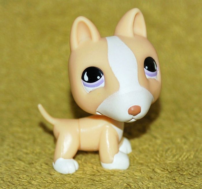 pies piesek BULTERIER #860 Littlest Pet Shop LPS