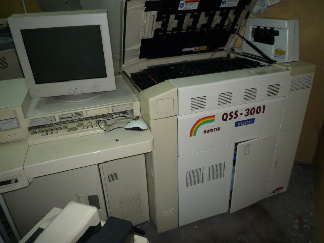 Minilab Noritsu QSS 3001,  ze skanerem, kasety