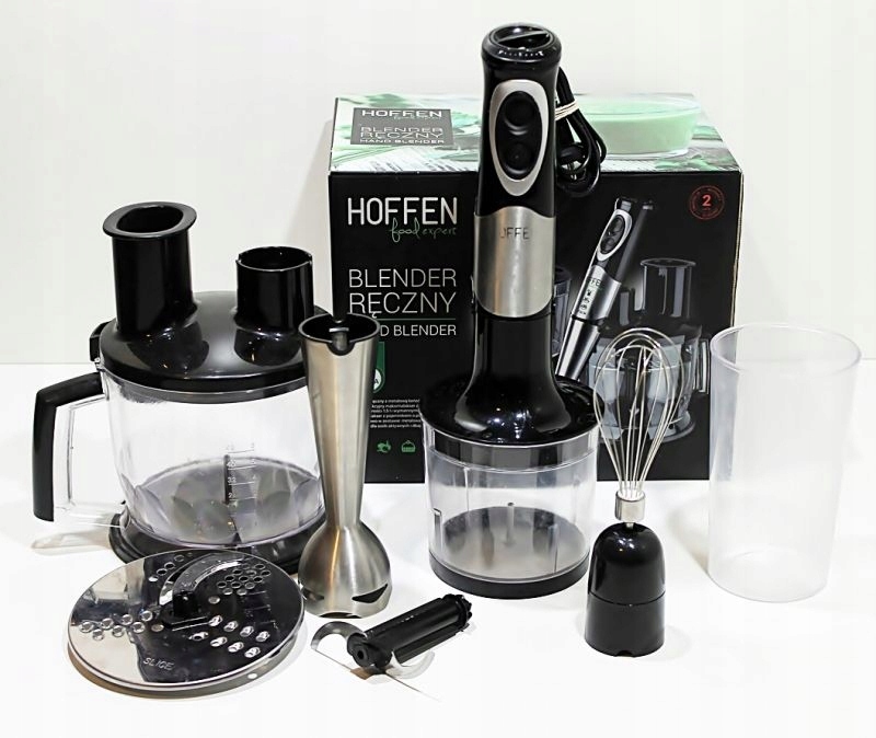 HOFFEN BLENDER RĘCZNY + 2X KOŃCÓWKA + PUDEŁKO