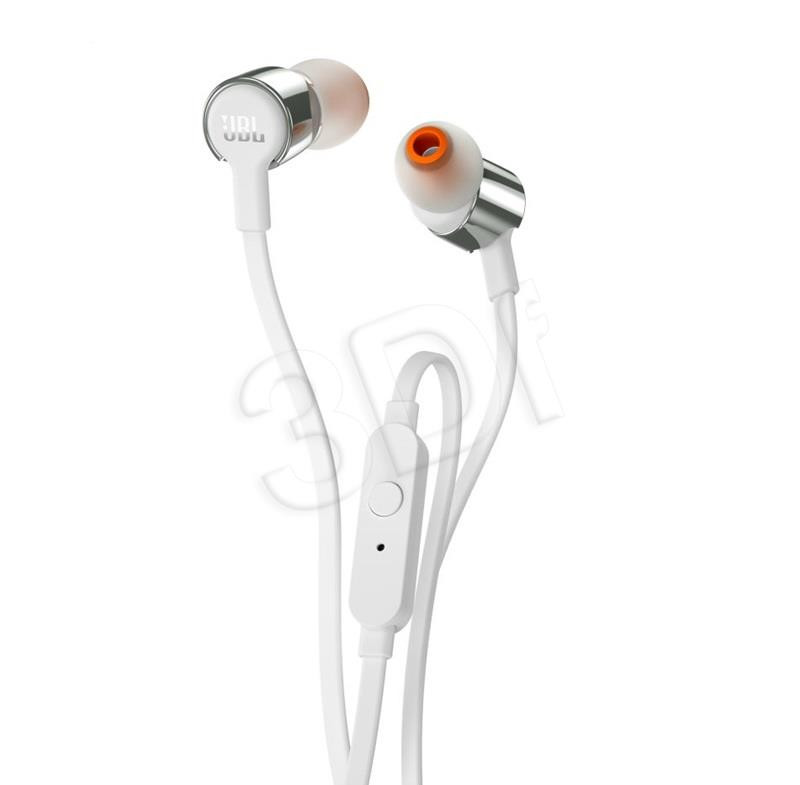 Słuchawki douszne z mikrofonem JBL T290 (biało-sre