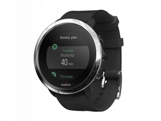 Zegarek sportowy SUUNTO 3 Fitness Czarno-srebrny